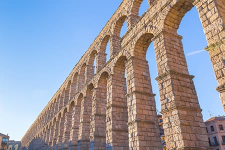 Roman Aqueduct of Segovia, Spain