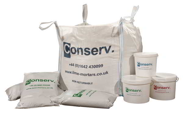 Conserv® Range of Lime Mortars, Plasters and Renders