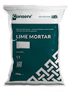 Hot Mixed Lime Mortar, Fine Stuff, Matured (25kg)