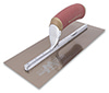 Marshalltown PermaShape® Finishing Trowel Broken-In (11" Golden Stainless Steel, DuraSoft®)